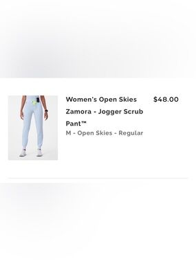 Figs Zamora Jogger Scrub Pant - Open Skies